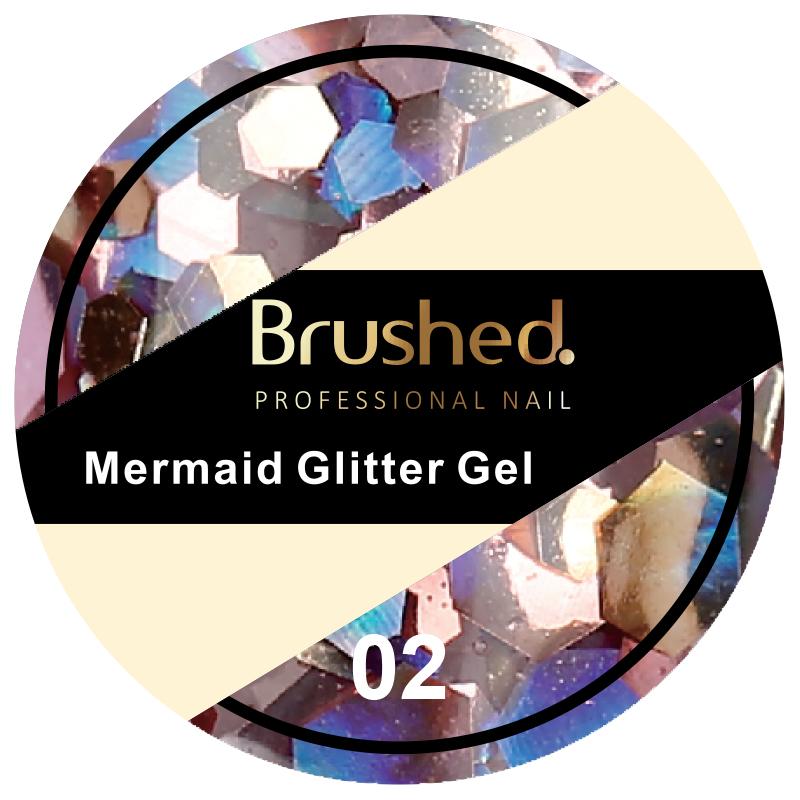 M002 Mermaid Glitter Bottle Green