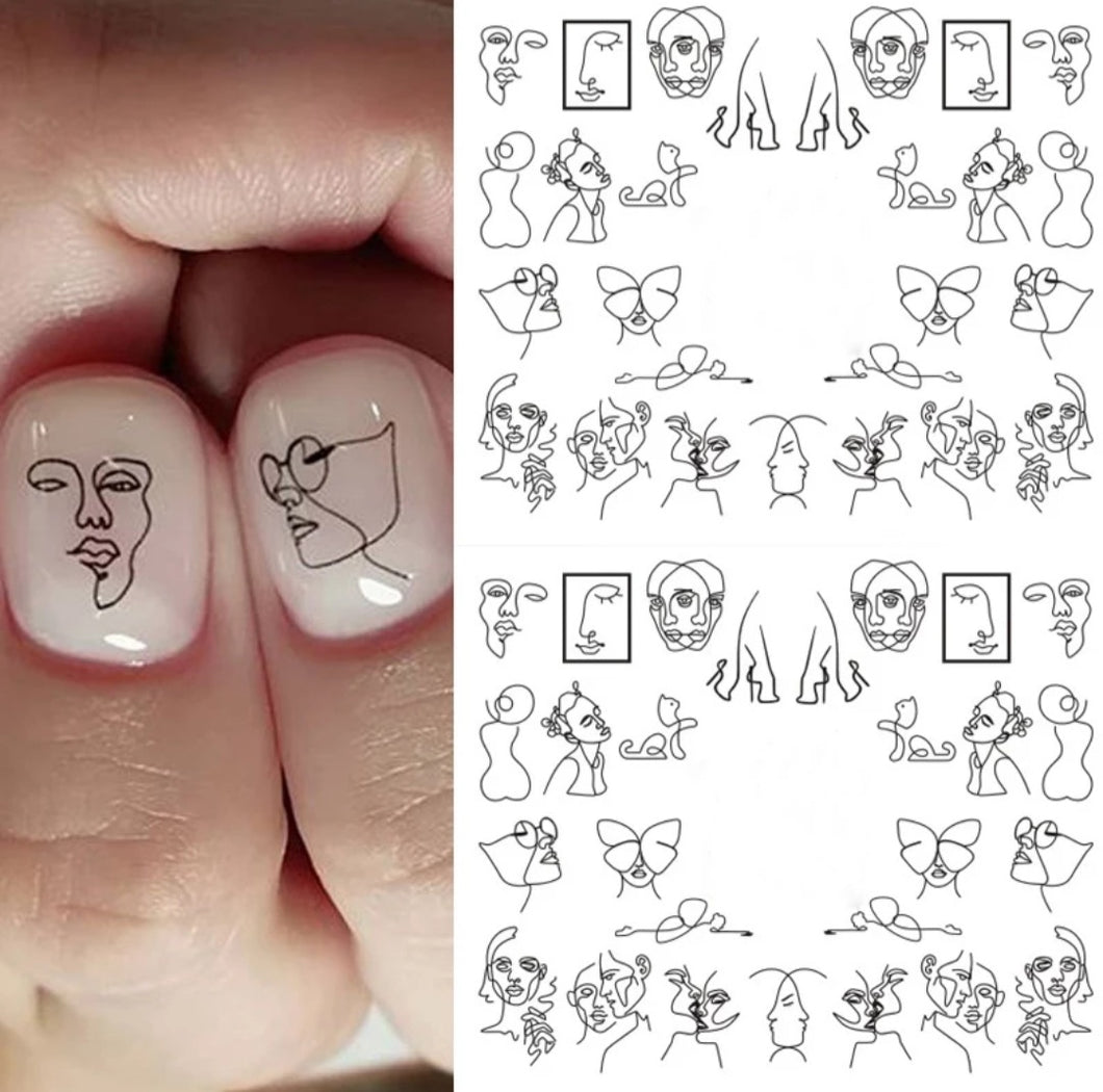 Nail Art Faces